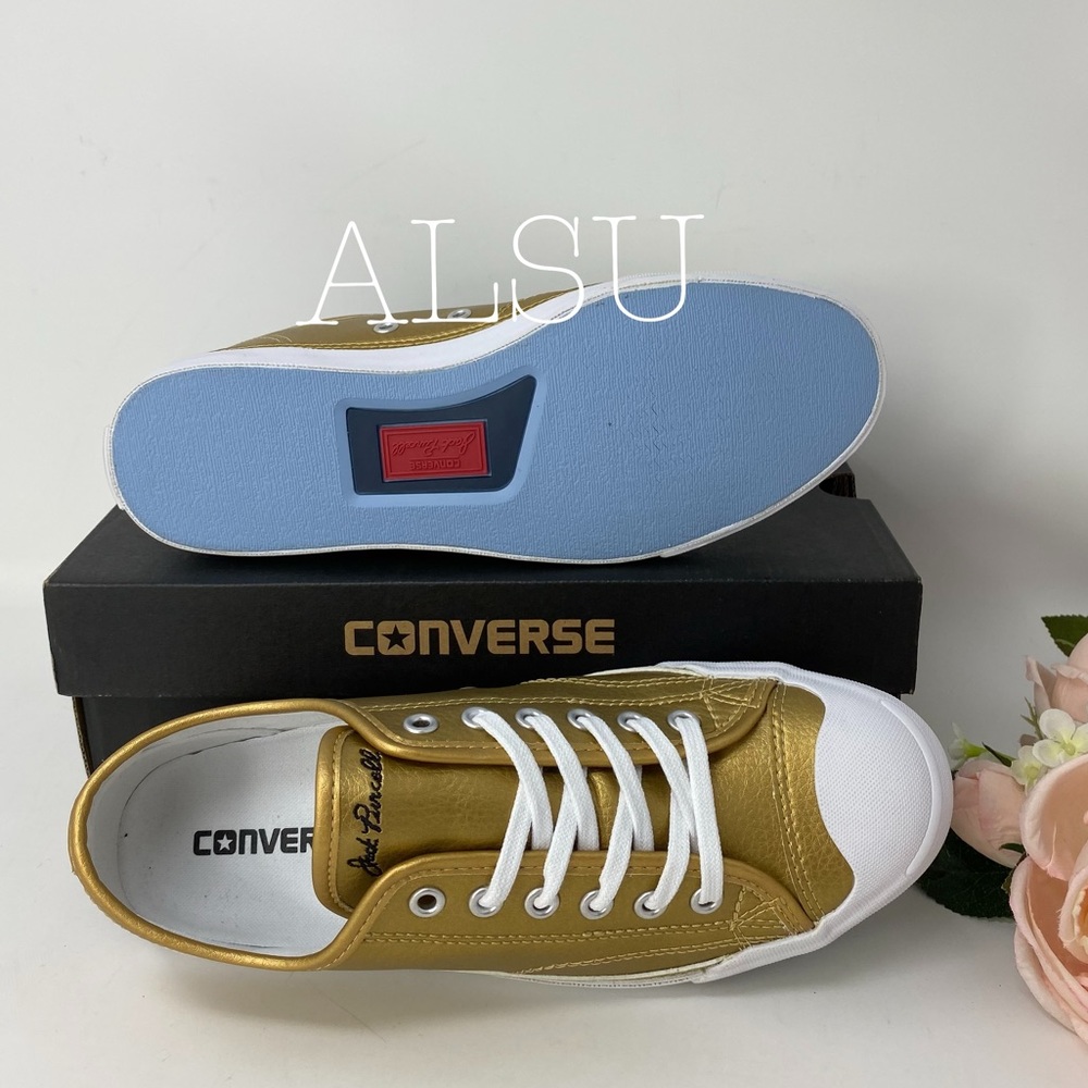 Converse Jack Purcell LP Gold W AUTHENTIC - Picture 4 of 8